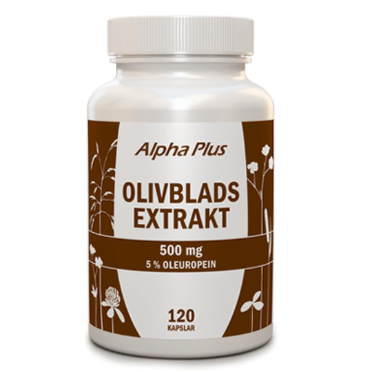Olivbladextrakt vegan 120 kapslar Alpha plus