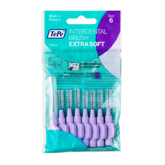 Tepe Mellanrumsborste ljuslila 1,1 mm 8 st