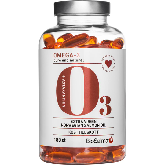 BioSalma Salmon Oil 1000mg 180 kapslar