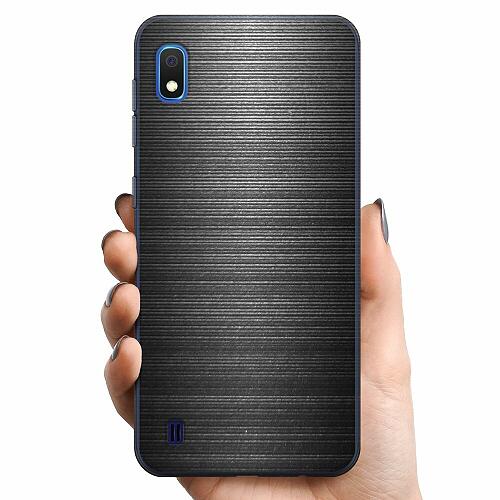 Samsung Galaxy A10 TPU Mobilskal Brushed Metal